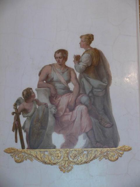 Виги А. Фреска «Ахиллес при дворе царя Ликомеда». 1820-е